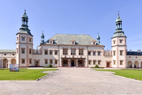 Siedziba Muzeum Narodowego w Kielcach - budynek dawnego Pałacu Biskupów Krakowskich